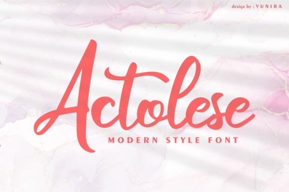Actolese: A Dainty Handwritten Font That Elevates Small Business Branding