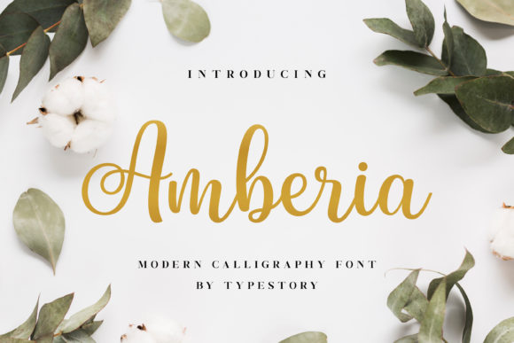 Amberia: A Sweet, Playful Script Font for Thoughtful Editorial Moments