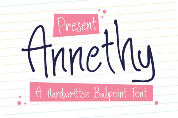 Annethy: A Playful Handwritten Font for Digital Branding