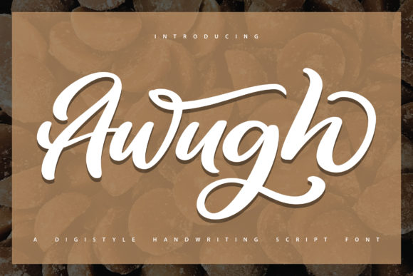 Awugh: A Bold Handwritten Font for Digital Branding