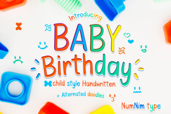 Baby Birthday Font: A Playful Handwritten Typeface for Kids’ Brands