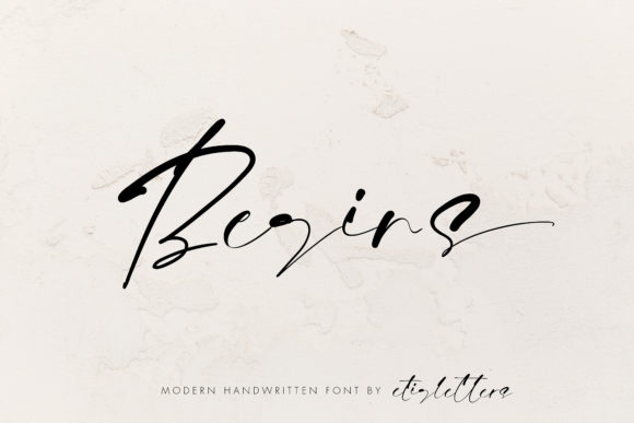 Begins: A Script Font That Feels Like a First Breath