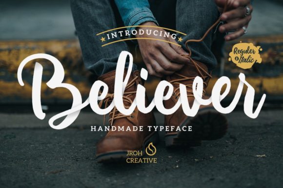 Believer: A Handwritten Font That Feels Like Your Best Creative Instinct