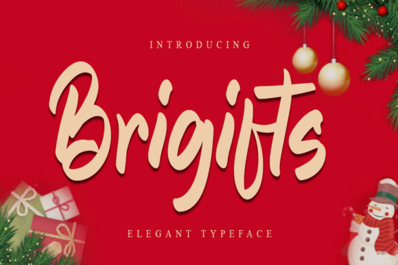 Brigifts: A Cheerful Script Font for Handmade Charm