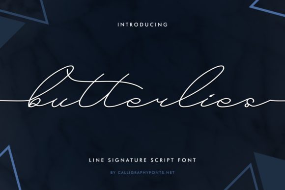 Butterlies: A Refined Handwritten Font for Digital Branding
