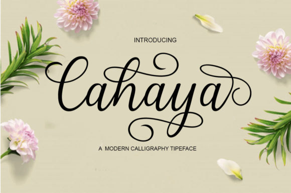 Cahaya: A Delicate Handwritten Font for Digital Branding