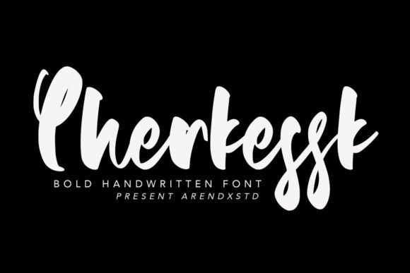 Cherkessk: A Bold Handwritten Font for Digital Branding