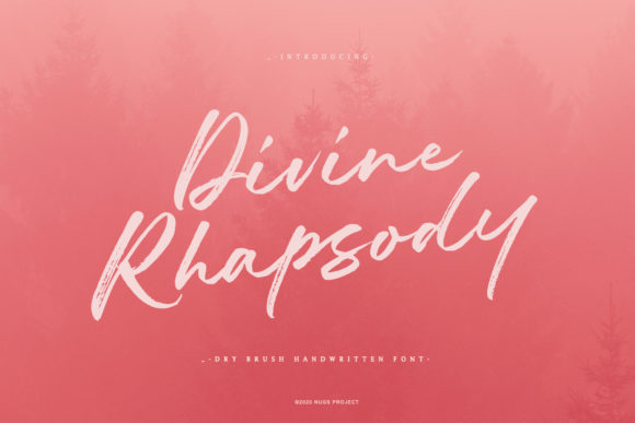 Divine Rhapsody: A Handwritten Font That Elevates Brand Voice