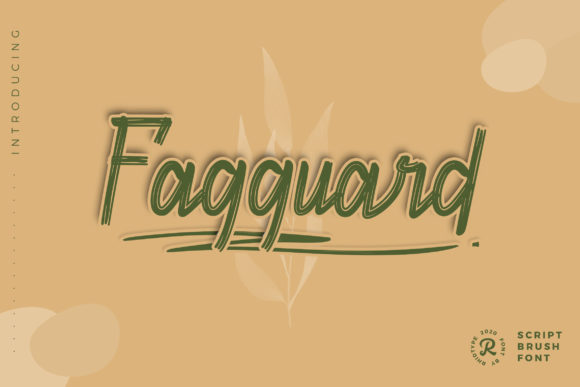 Fagguard: A Thoughtful Script Font for Editorial Calm