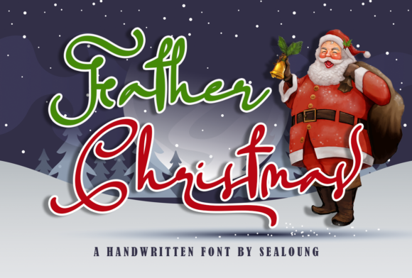 Father Christmas Script Font for Handmade Creators