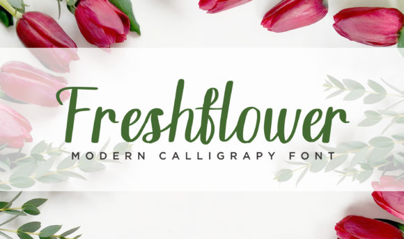 Freshflower: A Handwritten Font That Feels Like a Thoughtful Pause