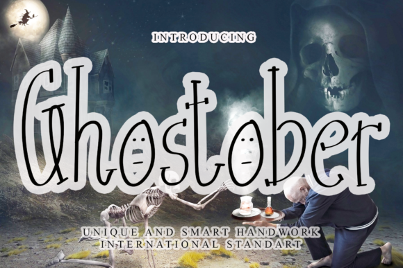 Ghostober: A Playful Handwritten Font for Kid-Focused Campaigns