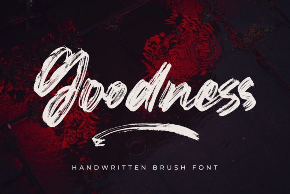 Goodness: A Bold Handwritten Font for Real Branding Work