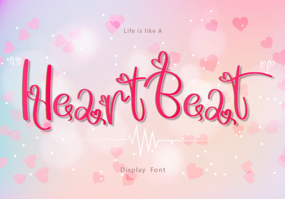 Heart Beat Font: A Romantic Script for Digital Brand Moments