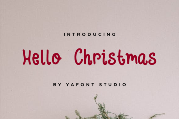 Hellow Christmas: A Friendly Handwritten Font for Seasonal Campaigns