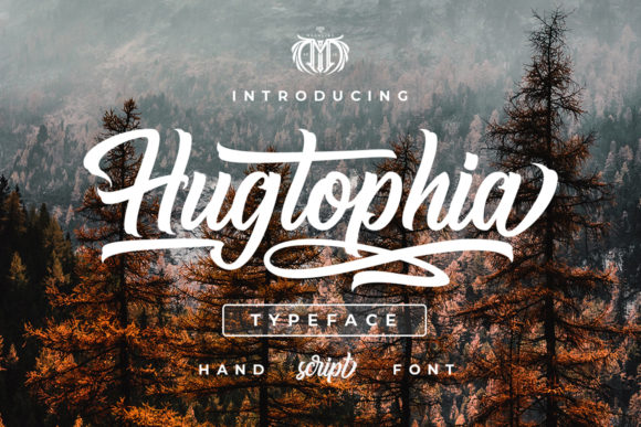 Hugtophia: A Refined Script Font for Editorial Design