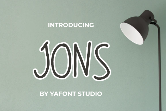 Jons Handwritten Font for Digital Branding