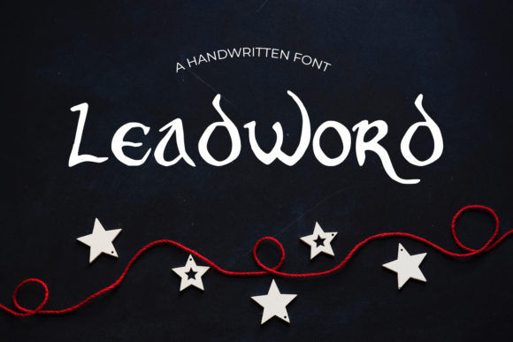 Leadword: A Handwritten Font That Feels Like Your Best Creative Instinct