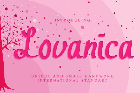 Lovanica: A Bold Handwritten Font for Editorial Impact