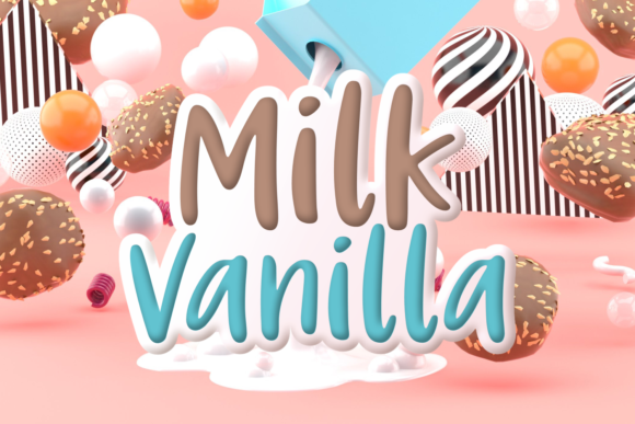 Milk Vanilla: A Playful Handwritten Font for Digital Branding