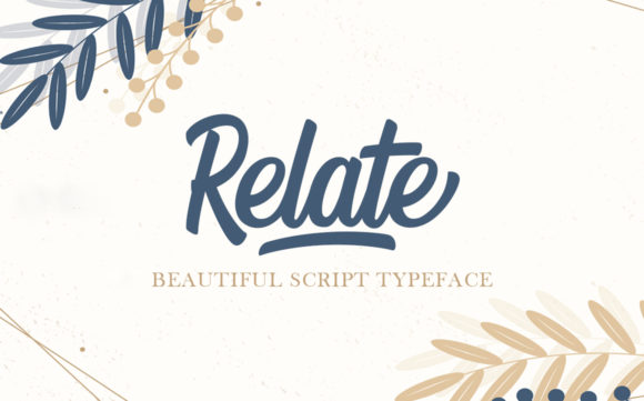 Relate: A Handwritten Font That Feels Like Home