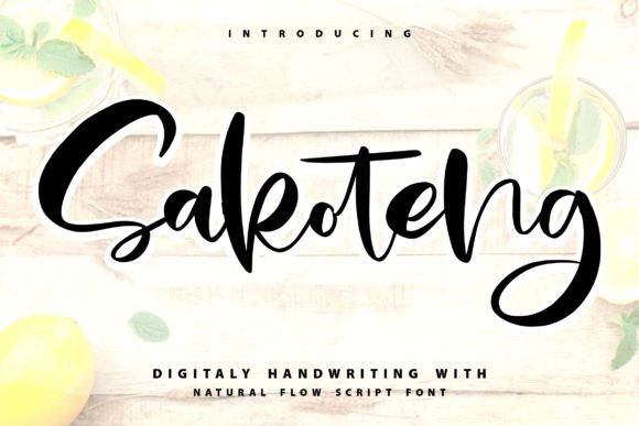 Sakoteng: A Handwritten Script Font for Distinctive Web Design