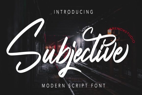 Subjective: A Handwritten Font That Feels Like a Signature