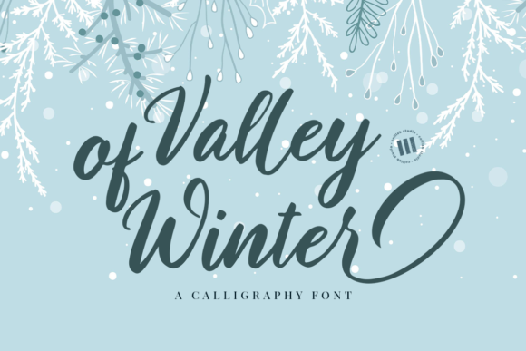 Valley of Winter: A Flowing Script Font for Handmade Charm