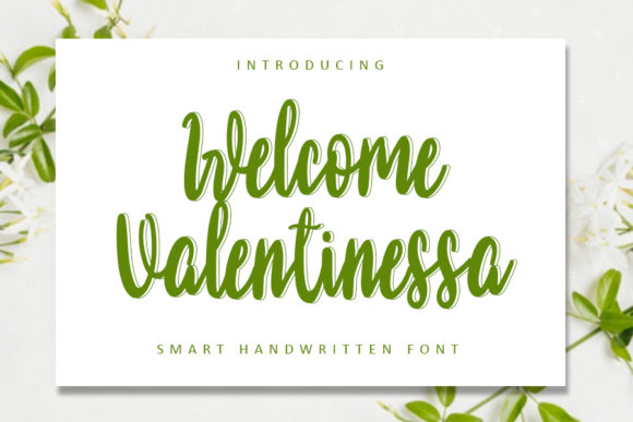 Welcome Valentinessa: A Romantic Script Font That Speaks Before You Do