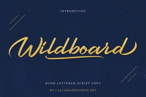 Wildboard: A Handwritten Font That Builds Trust